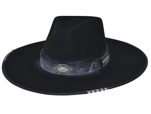 Chapeau western bullhide noir - western,