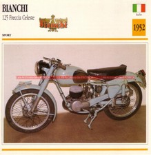 BIANCHI 125 Freccia Celeste 1952 : Fiche Moto #001754