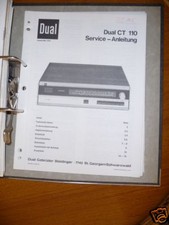 Manuel De Service Pour Dual CT