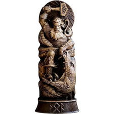 Statue Panthéon Scandinave En Résine Pour Dieu Nordique, Armoire À Vin, Sculptur