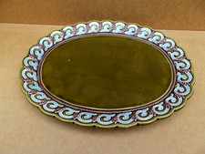 Ancien plat plateau ovale en
