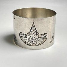 ancien ROND de SERVIETTE ARGENT MINERVE Antique sterling silver napkin ring