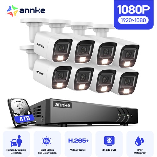 Annke 5mp 8ch dvr - 8ch,