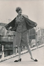 Mode 1965 tailleur en tweed - tailleur,