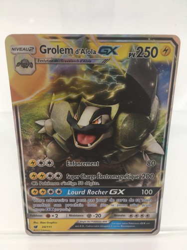 Carte pokemon grolem alola - carte,