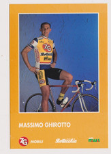 CYCLISME carte cycliste MASSIMO GHIROTTO équipe ZG MOBILI SELLE ITALIA 1993