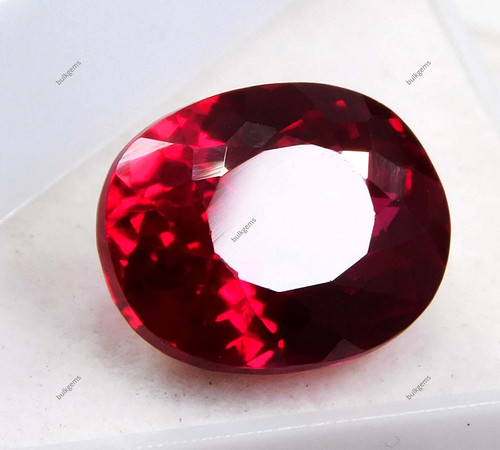 Rubis rouge naturel certifié