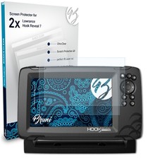 Bruni 2x Écran protecteur pour Lowrance Hook Reveal 7 Protecteur d'écran