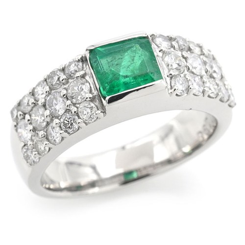 Bague émeraude ct - émeraude,