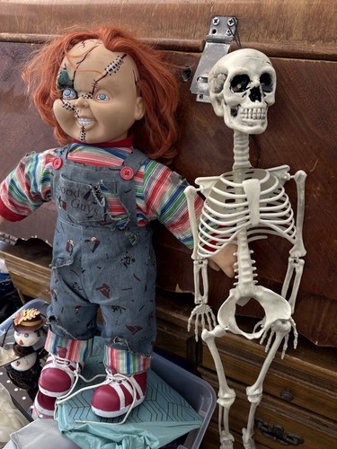 Good guy doll and skeleton - guy,