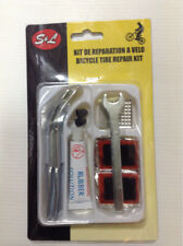 kit de réparation pneus de vélo S&L ,rustines, colle,démontes pneu + boite