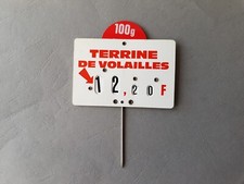 Etiquette de boucher /