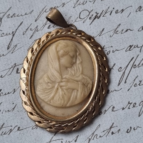 Pendentif camée ancien - camée, en