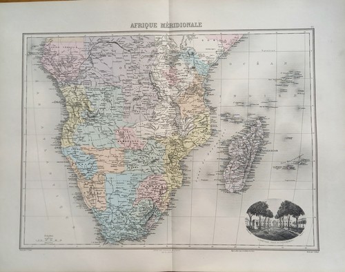 Carte afrique méridionale - afrique,