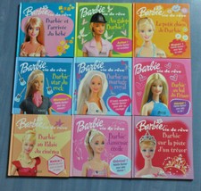 Très beau Lot de 9 livres Barbie vie de rêve BE année 2005 éditions atlas