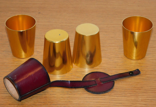 Vintage lot gobelet verre en - lot, 4