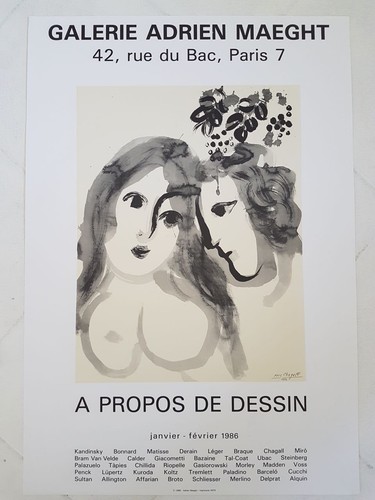 Marc chagall 1956 affiche - 1956,