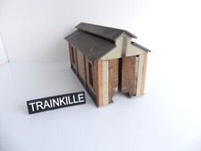 CROPSY / PELICAN AUTRES MAQUETTE MONTEE HO EN BOIS REMISE A LOCOMOTIVE