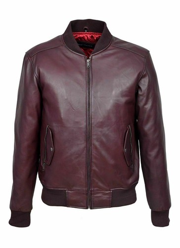 Blouson bomber homme cuir