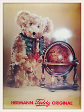 Affiche Vintage Teddy Bear. Hermann Teddy Original. 59,5 X 42,5 cm (germany)