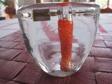 Vase en cristal Midcentury