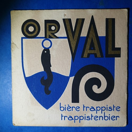 Sous bock orval bière - orval,
