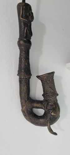 Old bronze animal sculpture - animal,