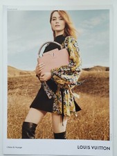 LOUIS VUITTON vintage Print Ad !! "  PINK BAG "