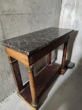 Console Empire bois sculpte