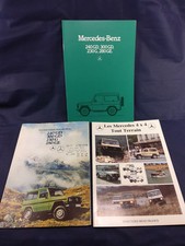MERCEDES 240 300 GD   230 G   280 GE   2 Catalogues + Dépliant Brochure De Vente