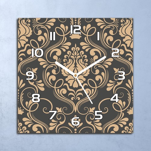 Horloge murale verre 30x30 - horloge,