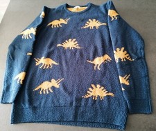 PULL BLEU VOITURE 14 ANS VERTBAUDET TBE