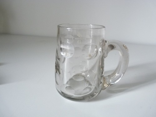 Chope bière verre ancien - chope,