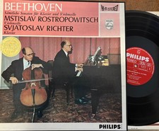 ROSTROPOVICH - RICHTER / BEETHOVEN   / PHILIPS 835 82/3  AY
