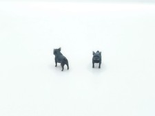 Diorama 2 bouledogues - :,