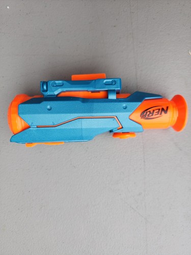Nerf orange blue dart gun - orange,