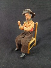 Santon provençal - vieux qui n'aime pas les touristes - humour décalé 2025