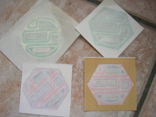 France lot vignettes - 4,