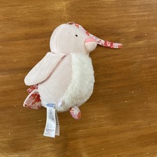 doudou peluche musicale Jacadi oiseau Blanc rose boîte à musique Multico