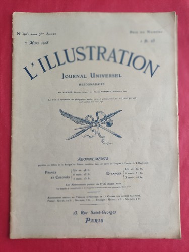 Journal illustration - journal, l'illustration