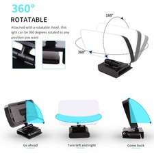 LED Video Light For Video Conference Live Streaming Portable Fill Light Adju NEW