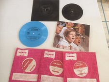 Lot 7 Disques souples publicitaires vintages