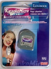 Cartouche 2 Karaoké Micro Star NEUVE Scellée 2003 Lexibook 10 Hits
