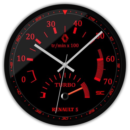 Horloge murale noir - horloge,