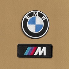 Bmw embroidered iron on - m,