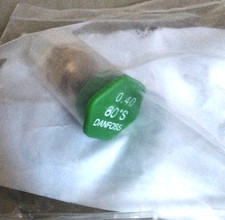 Gicleur fioul DANFOSS 0,40 80°S LE Débit 0.40 Angle 80° Type S LE VIESSMANN