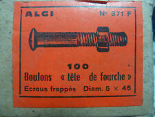 3 ALGI vintage vis tete fourche velo fixation garde boue sur fourche avant 5x45