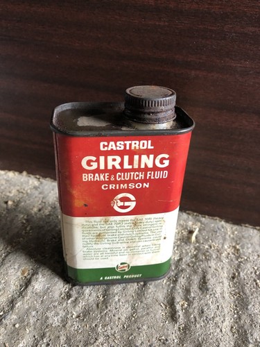 Old castrol oil - oil, can