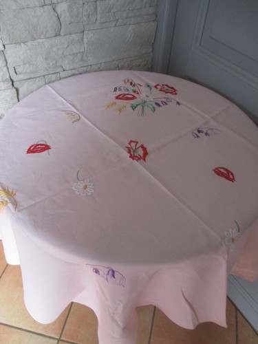 Nappe rectangulaire toile - nappe,