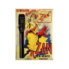 Plaque métal publicitaire